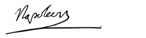 Napoleon Bonaparte Autograph