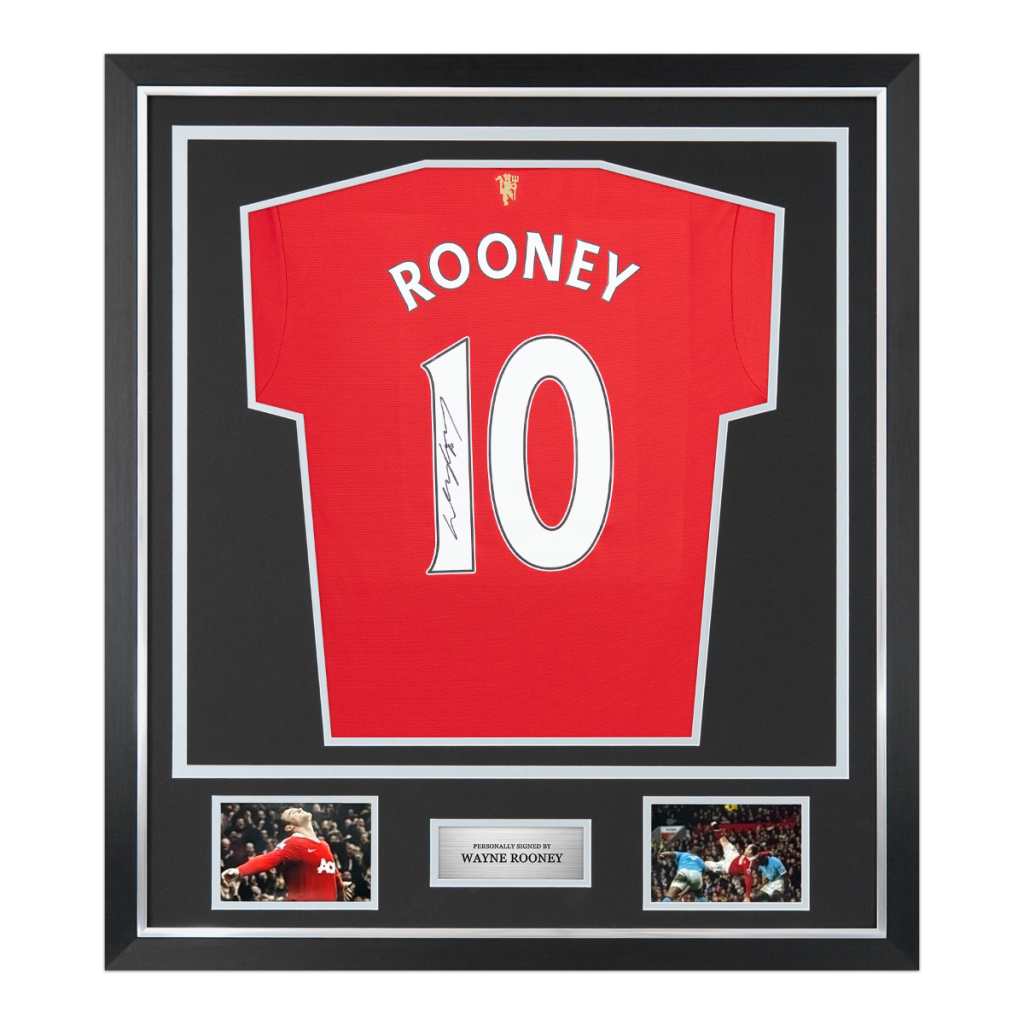 Framed Wayne Rooney Signed Manchester United Shirt