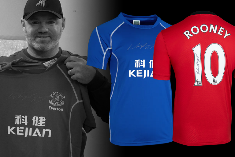 New Wayne Rooney Signed Memorabilia Range Released